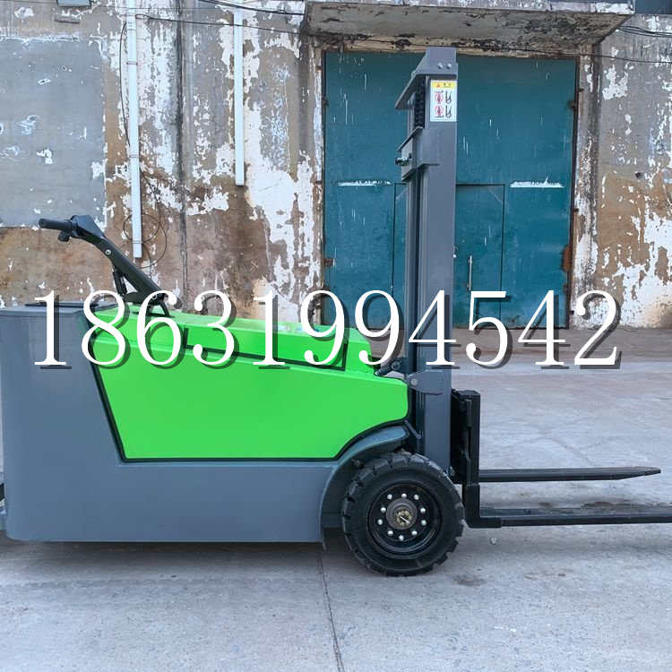 桃江县小型电动叉车1吨2吨步行站驾式电瓶堆高充电装卸车液压升降车铲车