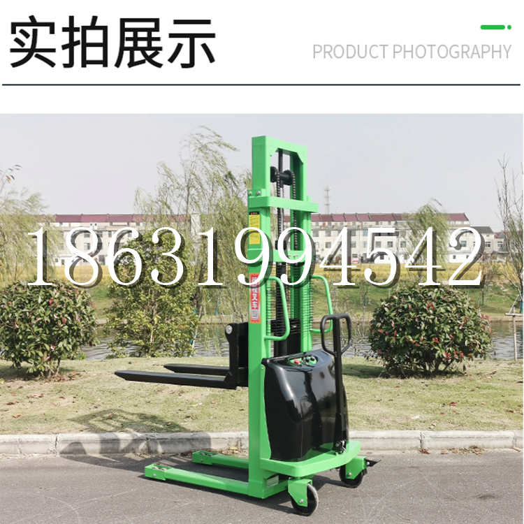 桃江县电动叉车堆高车液压铲车电瓶1吨2吨站驾步行式小型全自动叉车